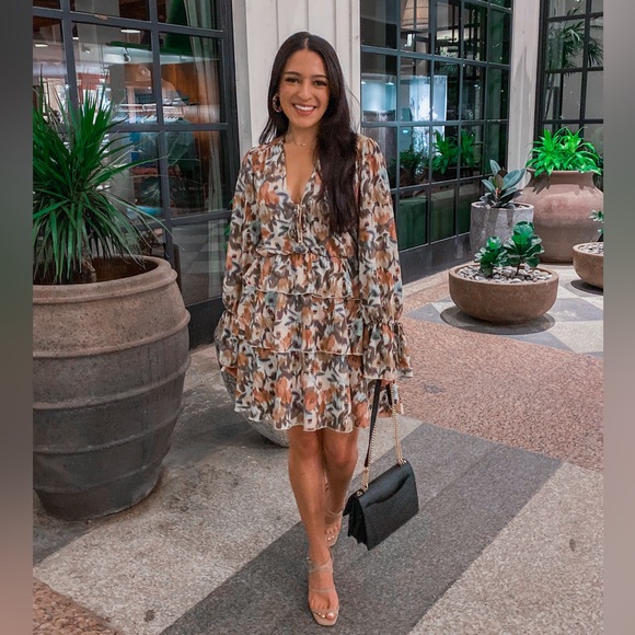 LaBiz Women’s Blue & Pink Mini Dress - Picture 5 of 5